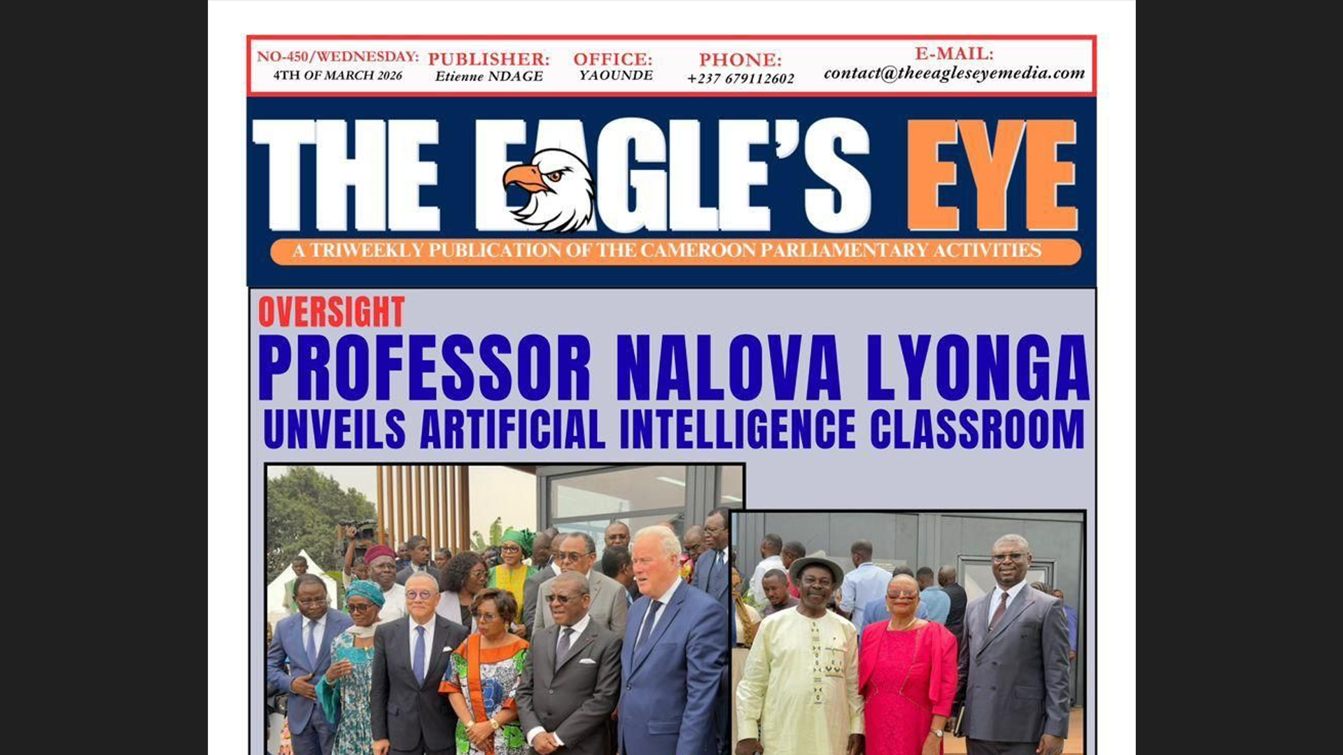 Cameroon Steps Into the Future: AI Classroom Unveiled in Yaoundé